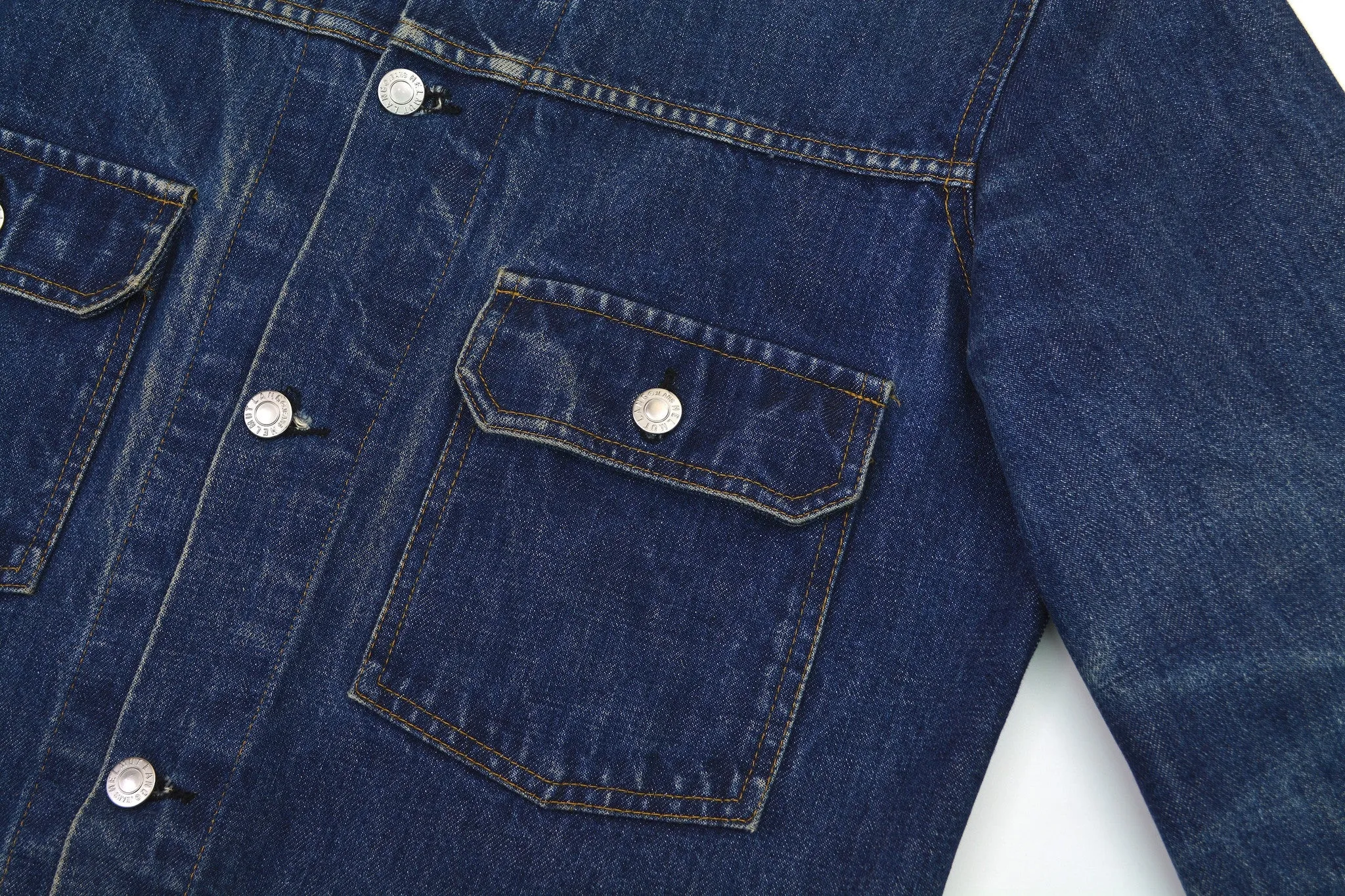 1998 Broken-In Raw Denim Lower 2-Pocket Jacket