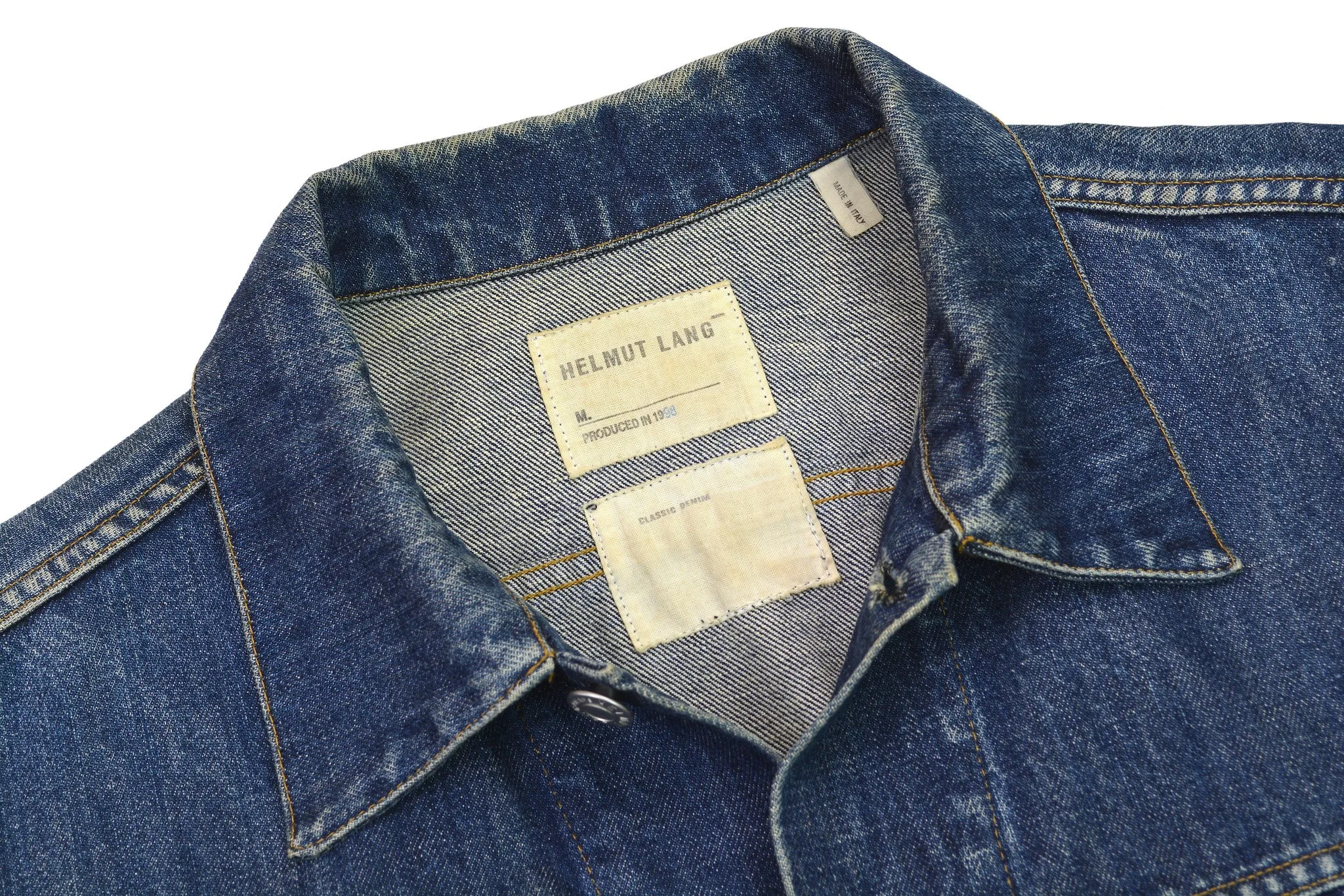 1998 Broken-In Raw Denim Lower 2-Pocket Jacket