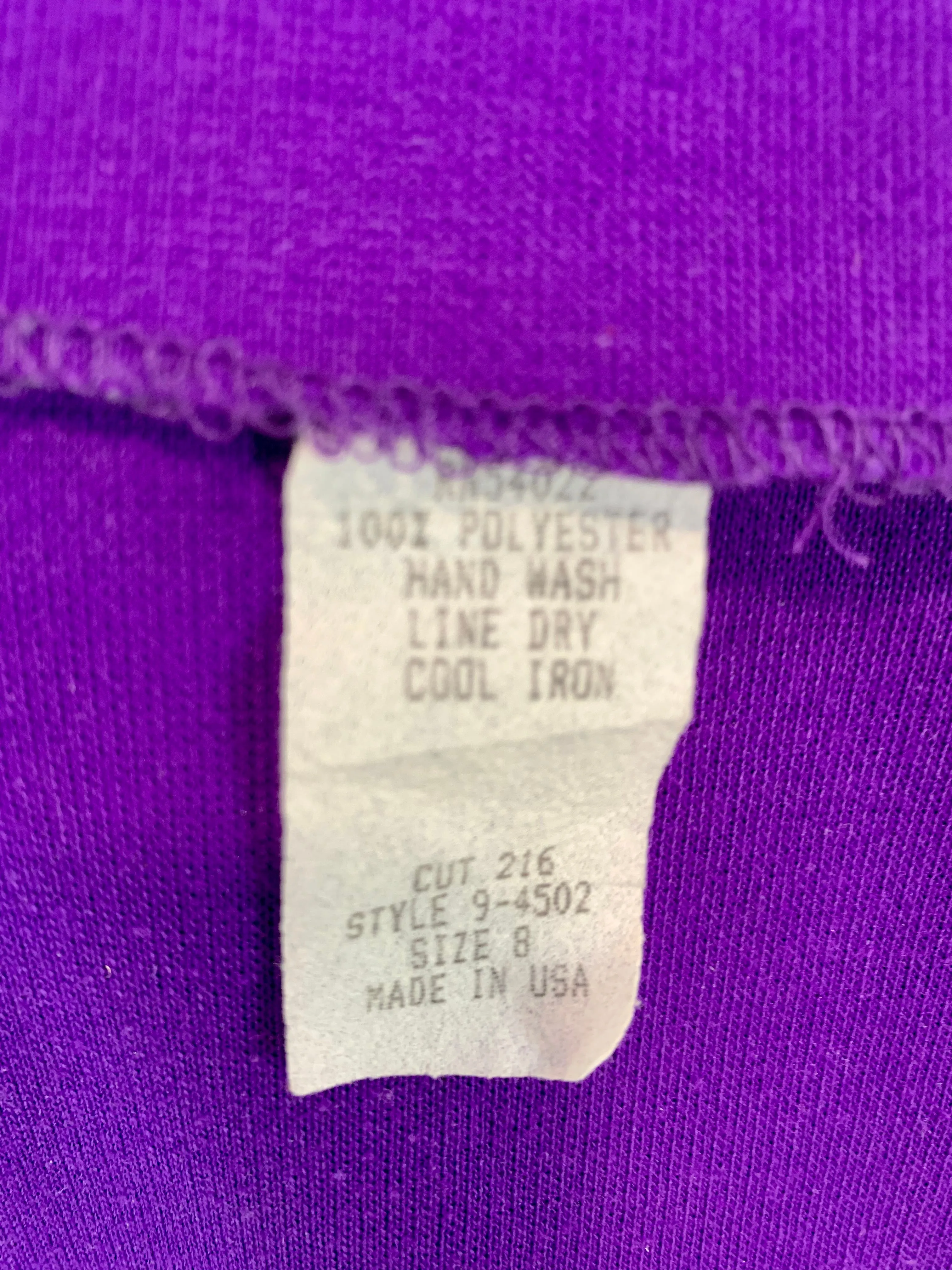 90s Purple Suit Wrap Dress