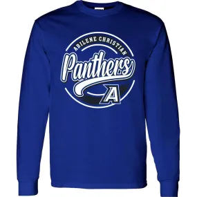 Abilene Christian Panthers - Circle Script Long Sleeve T-Shirt