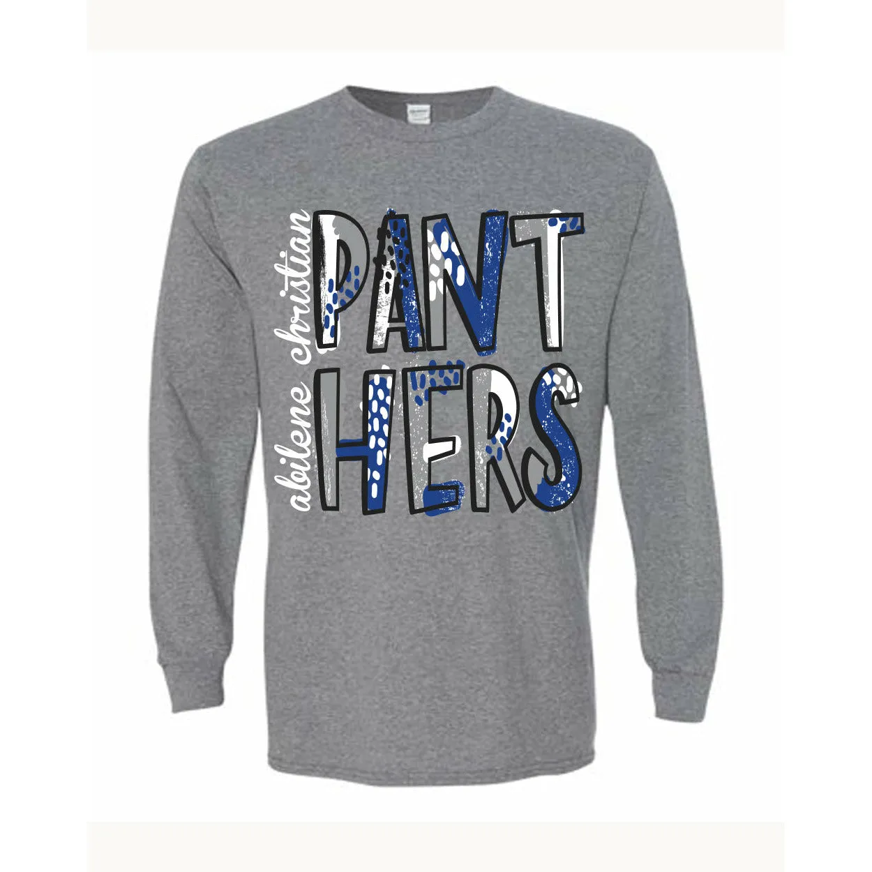 Abilene Christian Panthers - Splatter Long Sleeve T-Shirt