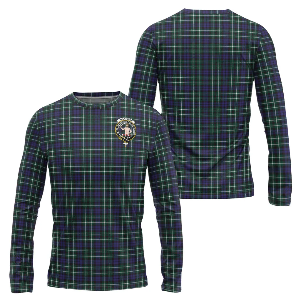 Allardice Tartan Long Sleeve T-Shirt with Family Crest