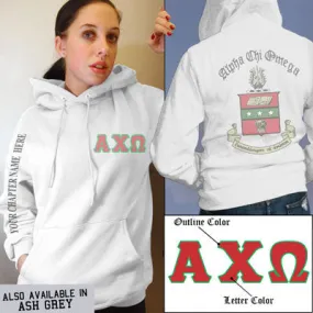 Alpha Chi Omega Crest Hoodie - G185 - SUB