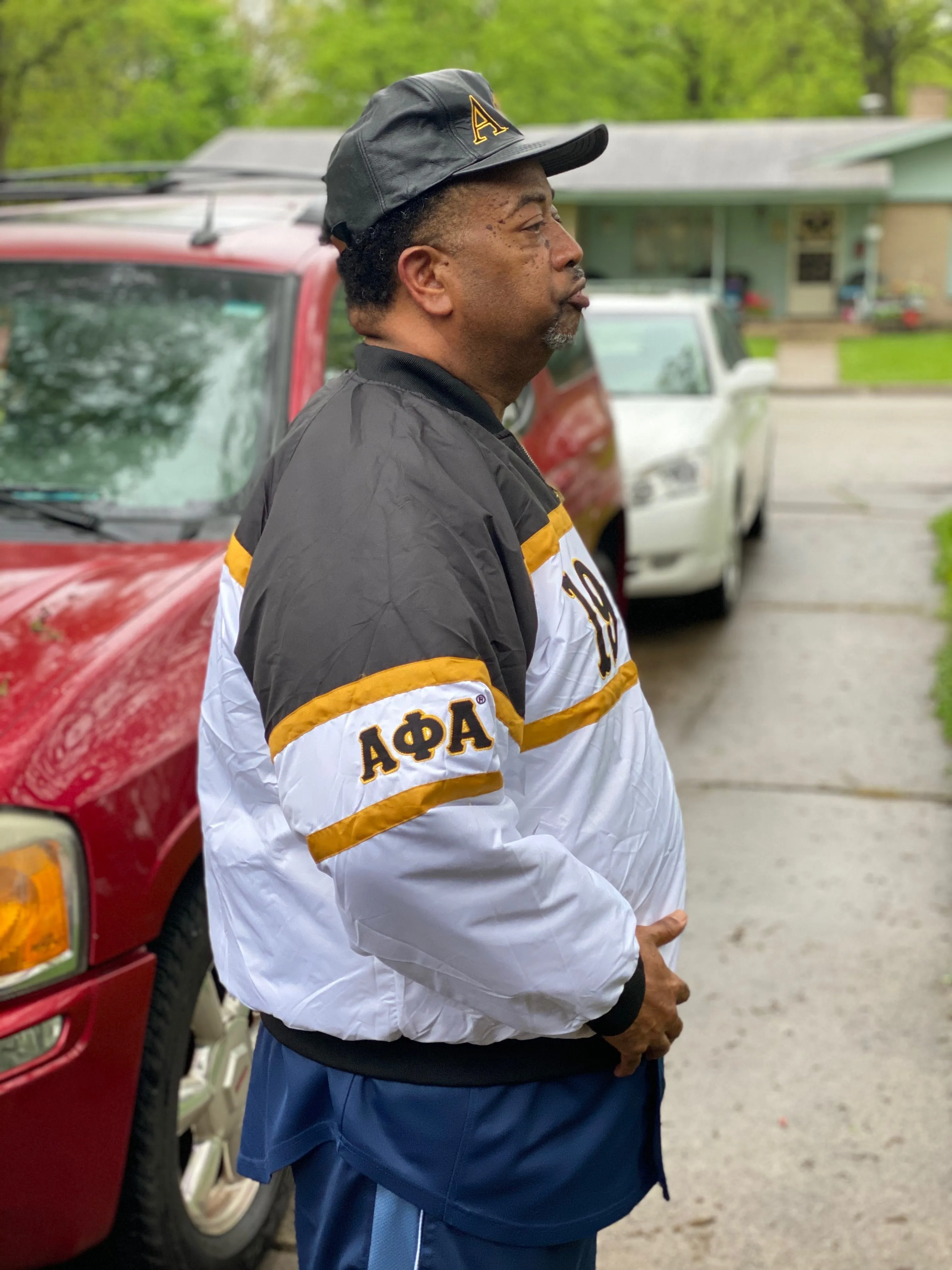 Alpha Phi Alpha Reversible Bomber Jacket