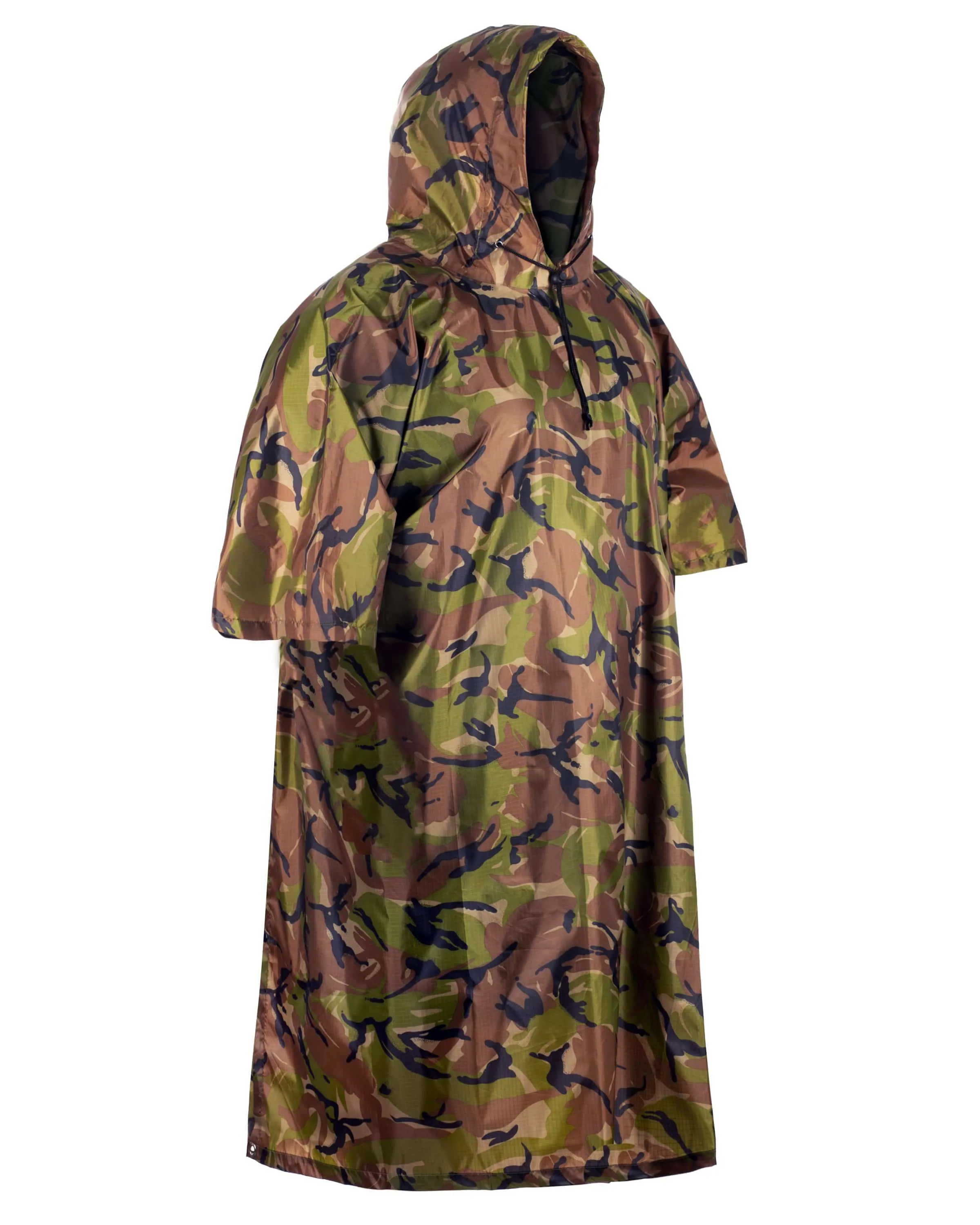 Arcturus Lightweight Waterproof Rain Poncho - Camo