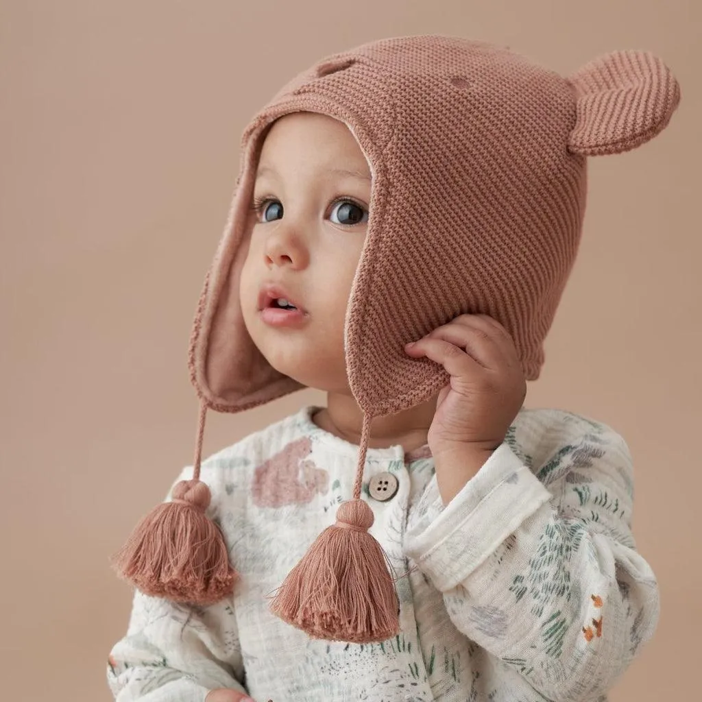 Baby Hat | Aviator Hat- Bear | Elegant Baby