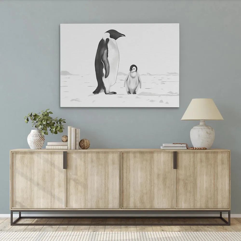 Black and White Penguins