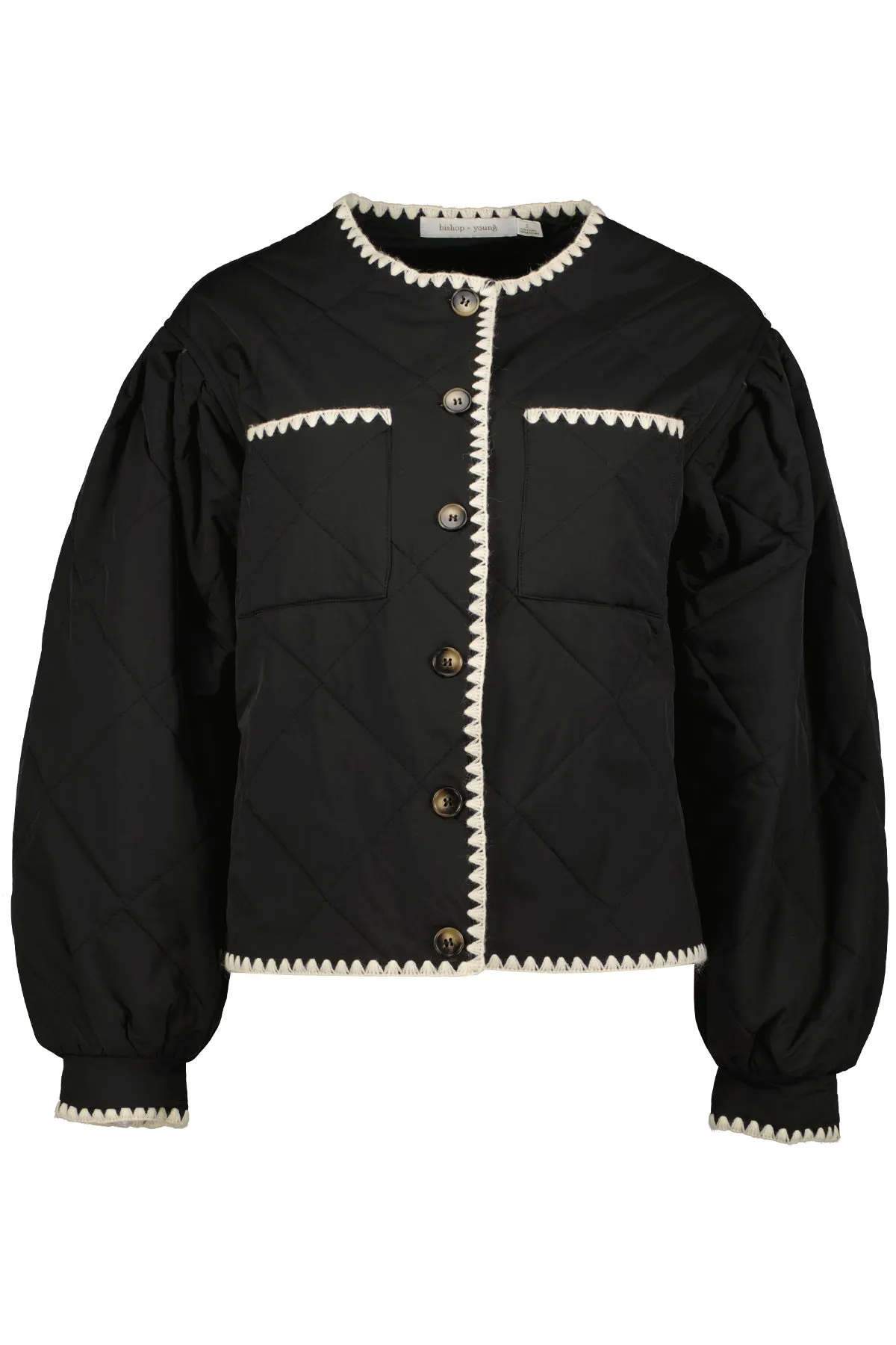 Brooklyn Whipstitch Quilted Jacket