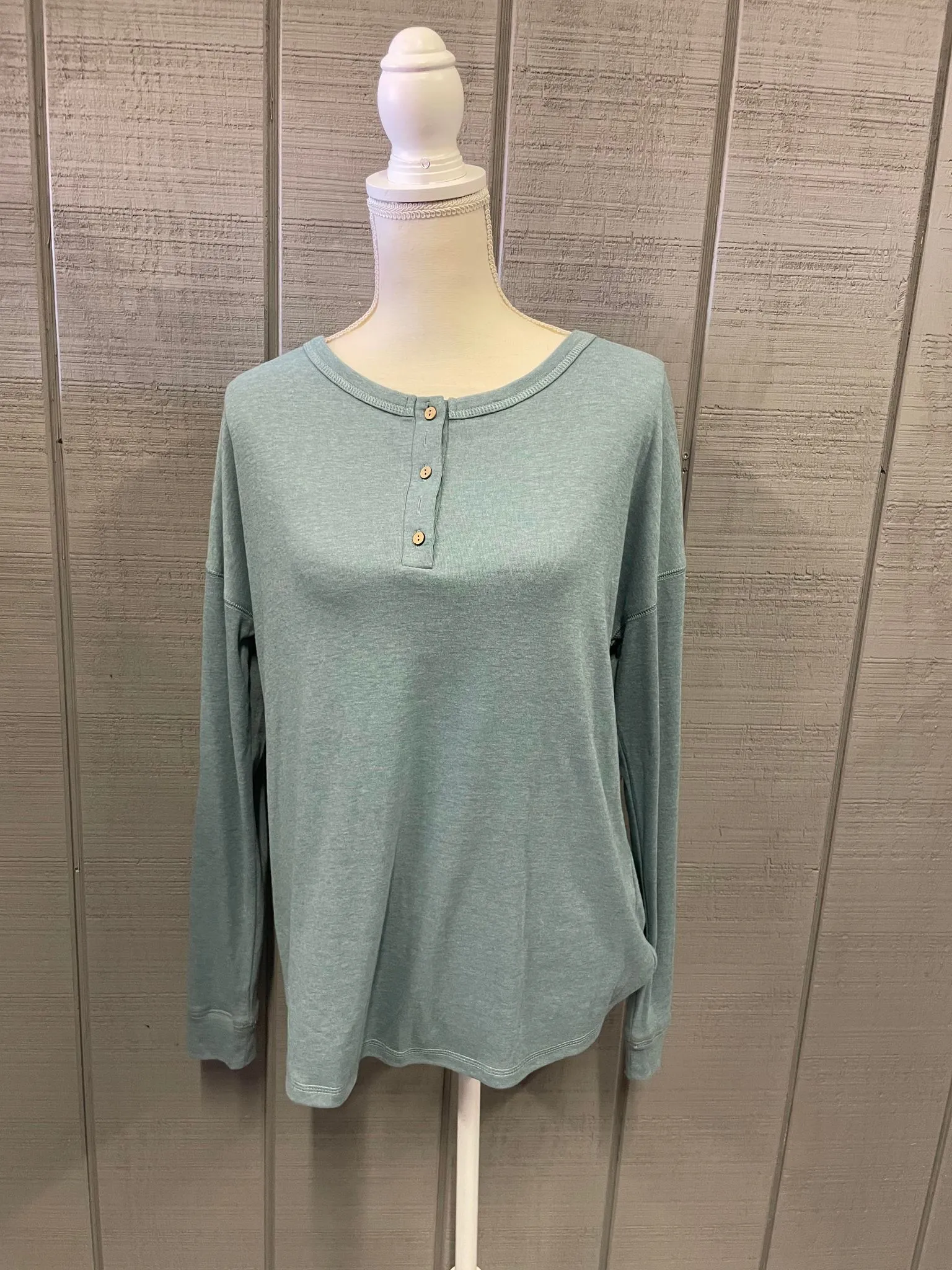 Button Knit Top