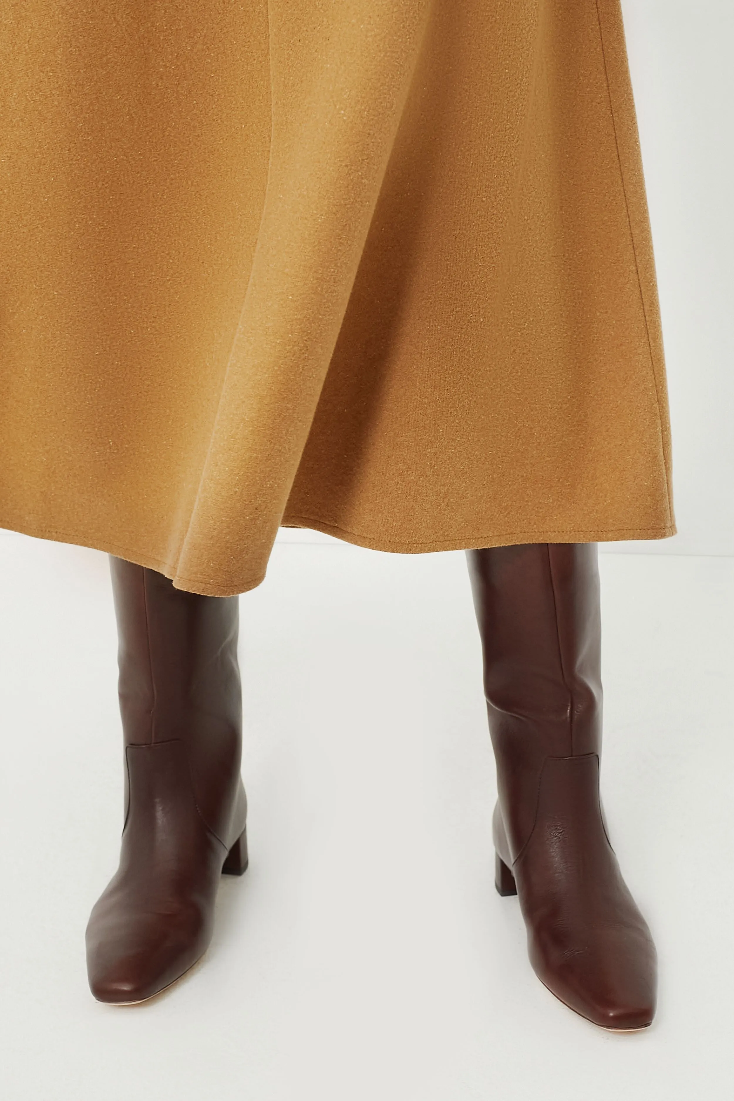 Camel Boushra Midi Skirt