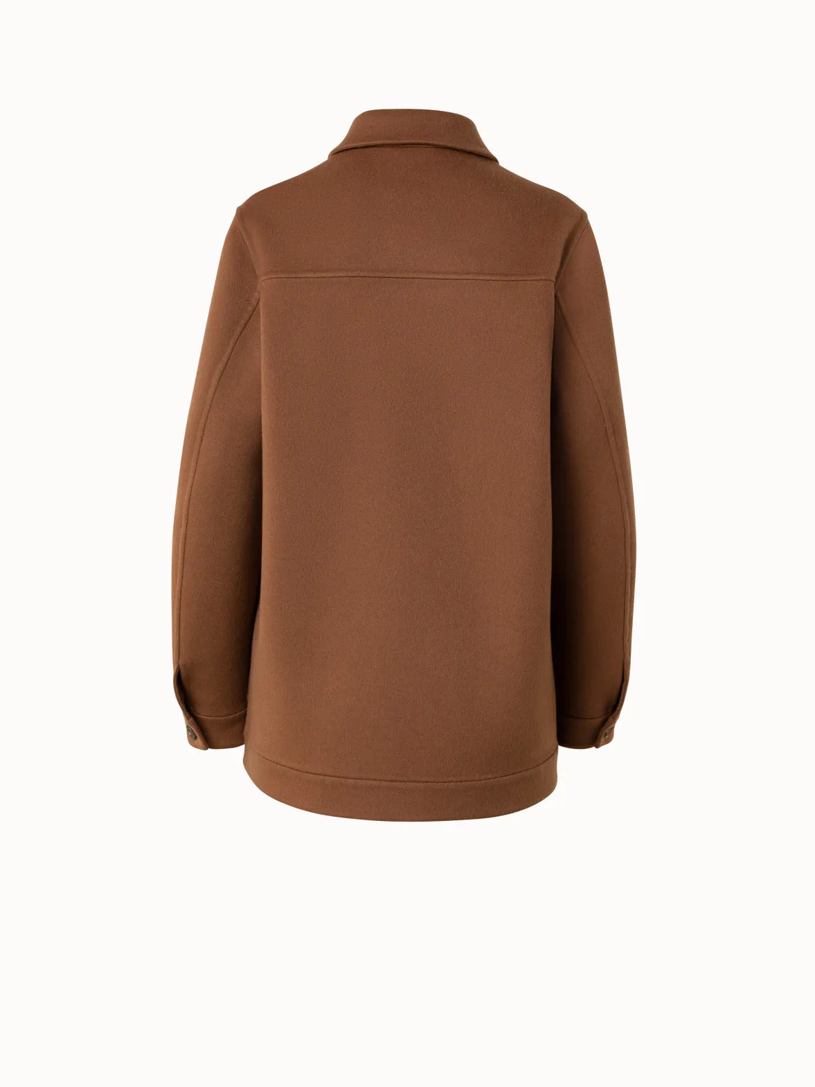 Cashmere Double-Face Shirt Jacket