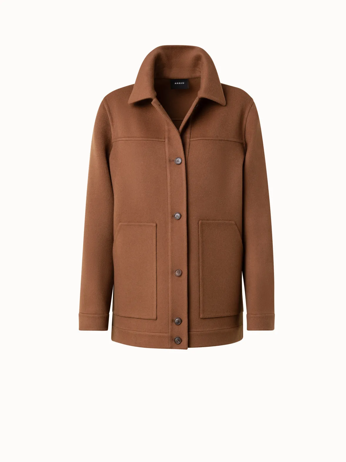 Cashmere Double-Face Shirt Jacket