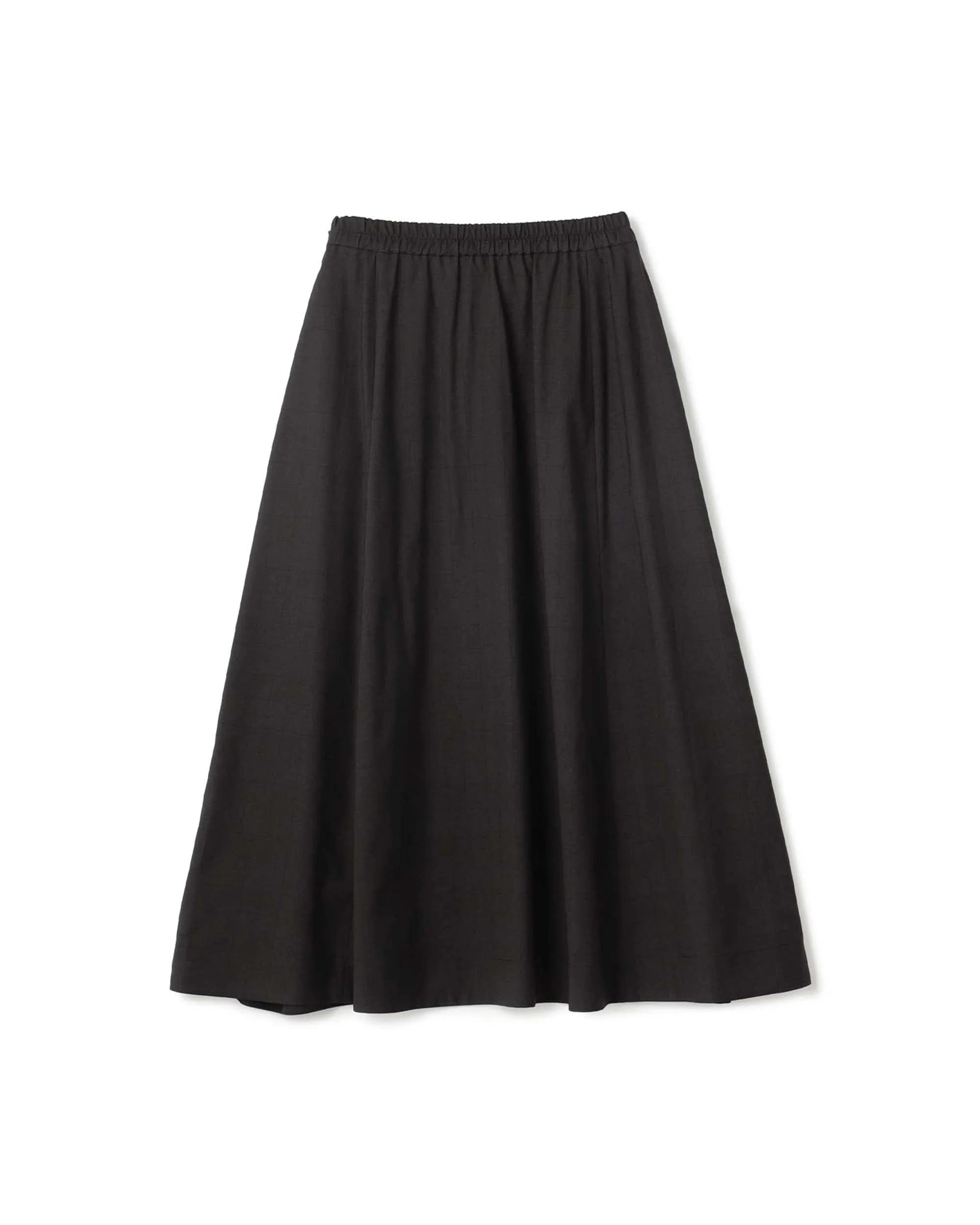 Check 2 Way Folded Waist Skirt