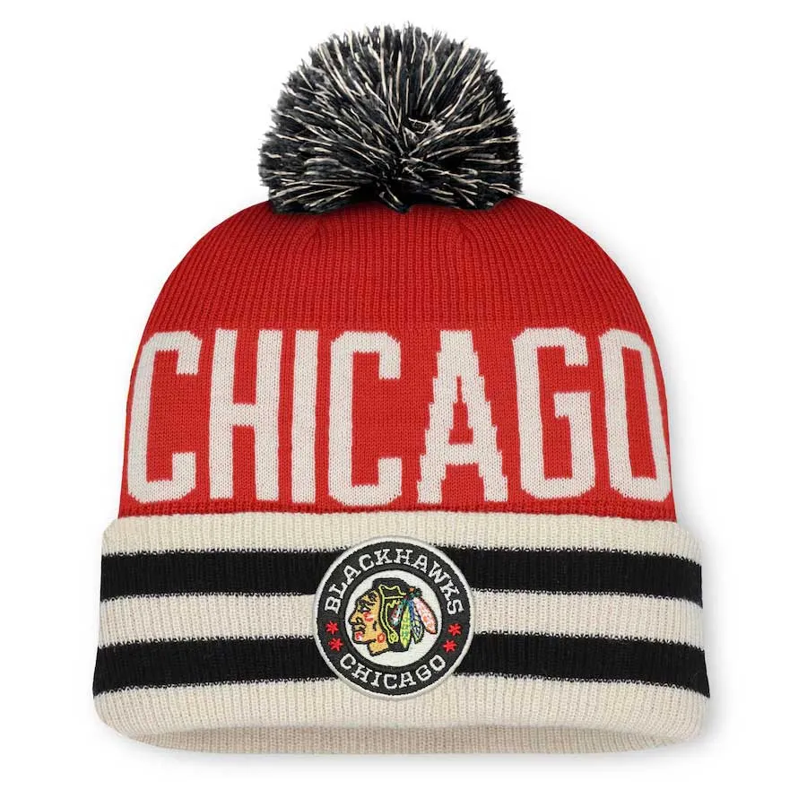 Chicago Blackhawks 2025 Winter Classic Knit POM Hat