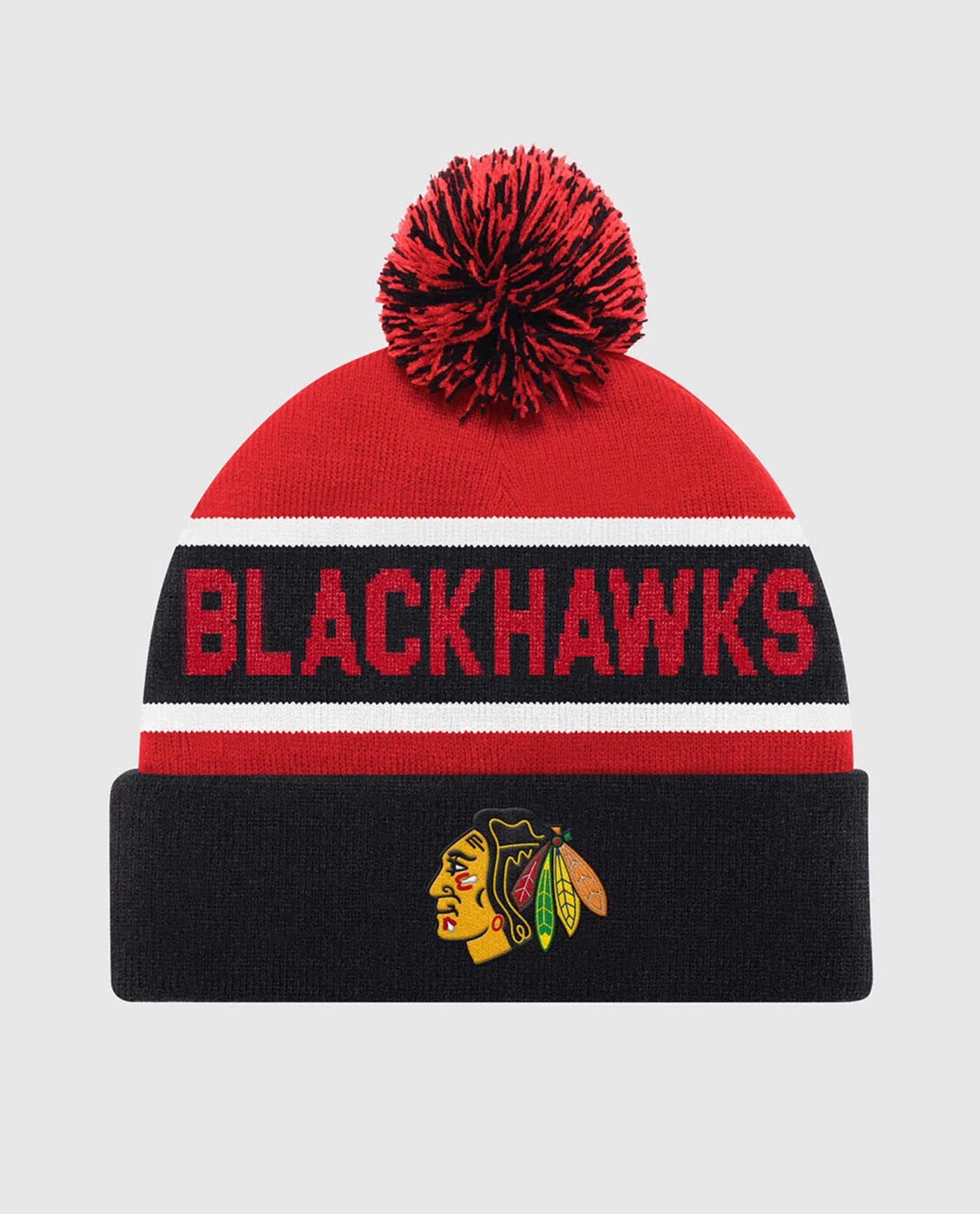 Chicago Blackhawks Pom Beanie