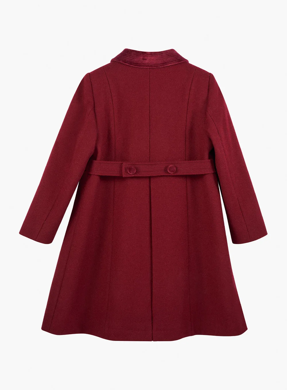 Classic Coat in Burgundy