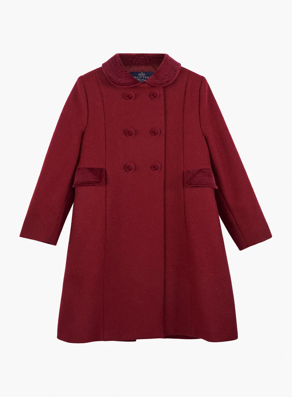 Classic Coat in Burgundy