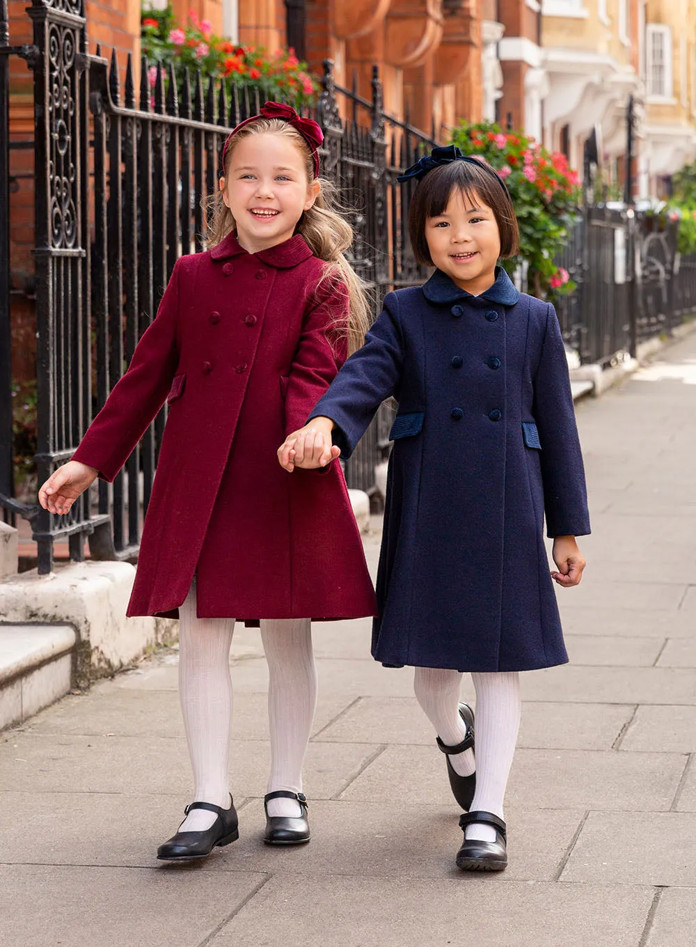 Classic Coat in Burgundy