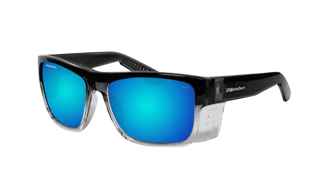 CLUTCH Safety - Polarized Ice Blue Mirror Crystal (Grande Available)