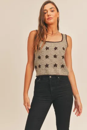 Daisy Embroidered Tank