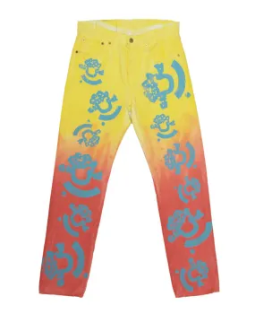 Denim Tears x BSTROY 'Gradient Yellow' Jeans