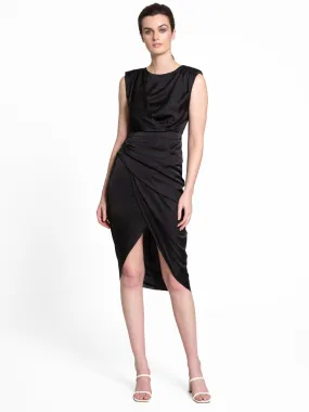 Do Be Satin Wrap Sheath Dress - Brands We Love