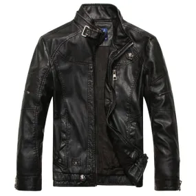 Elegant Biker Hip Hop Cool Leather Jacket