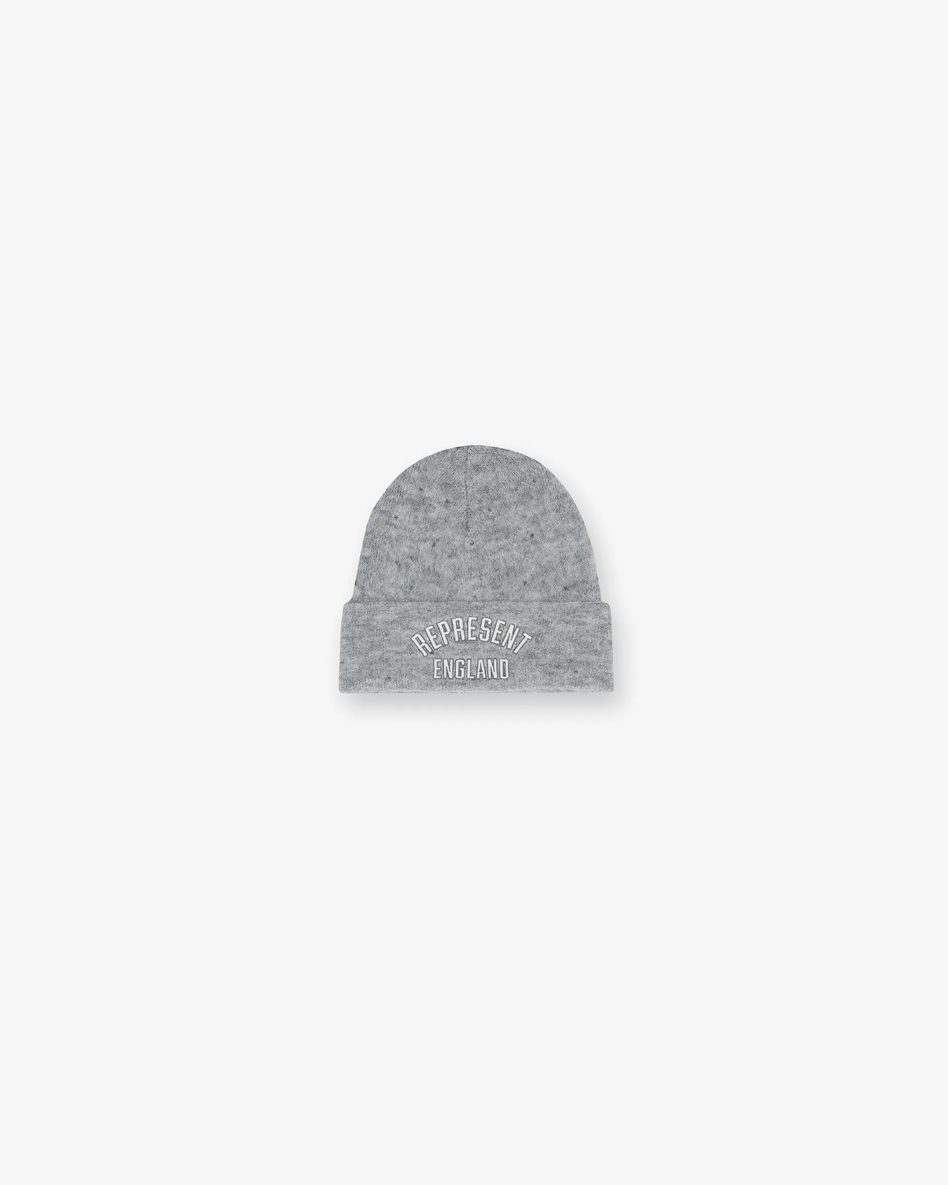 England Applique Beanie - Grey Marl