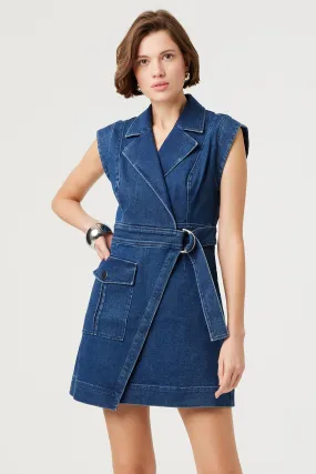 Everly Denim Wrap Dress