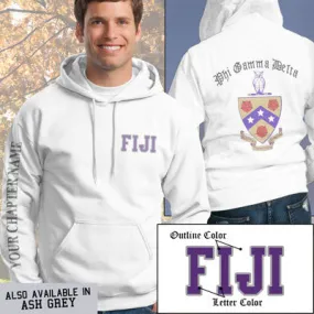 FIJI Crest Hoodie - G185 - SUB