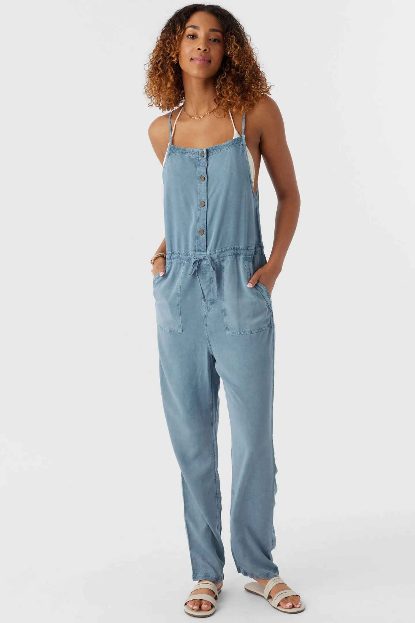 FRANCINA TWILL JUMPSUIT