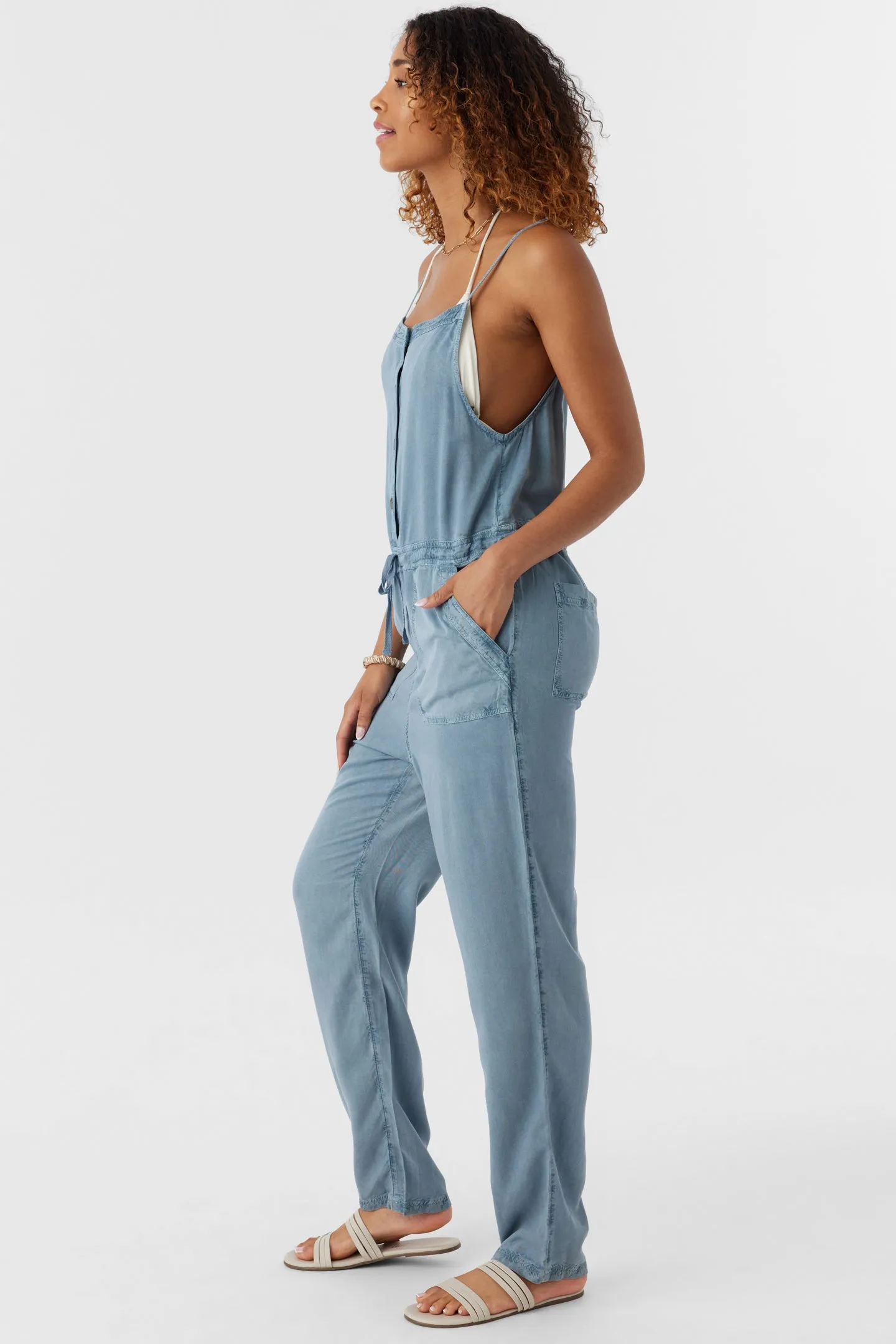 FRANCINA TWILL JUMPSUIT