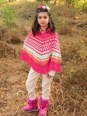 Girl's Dark Pink Sweater - EGTSWT20-002