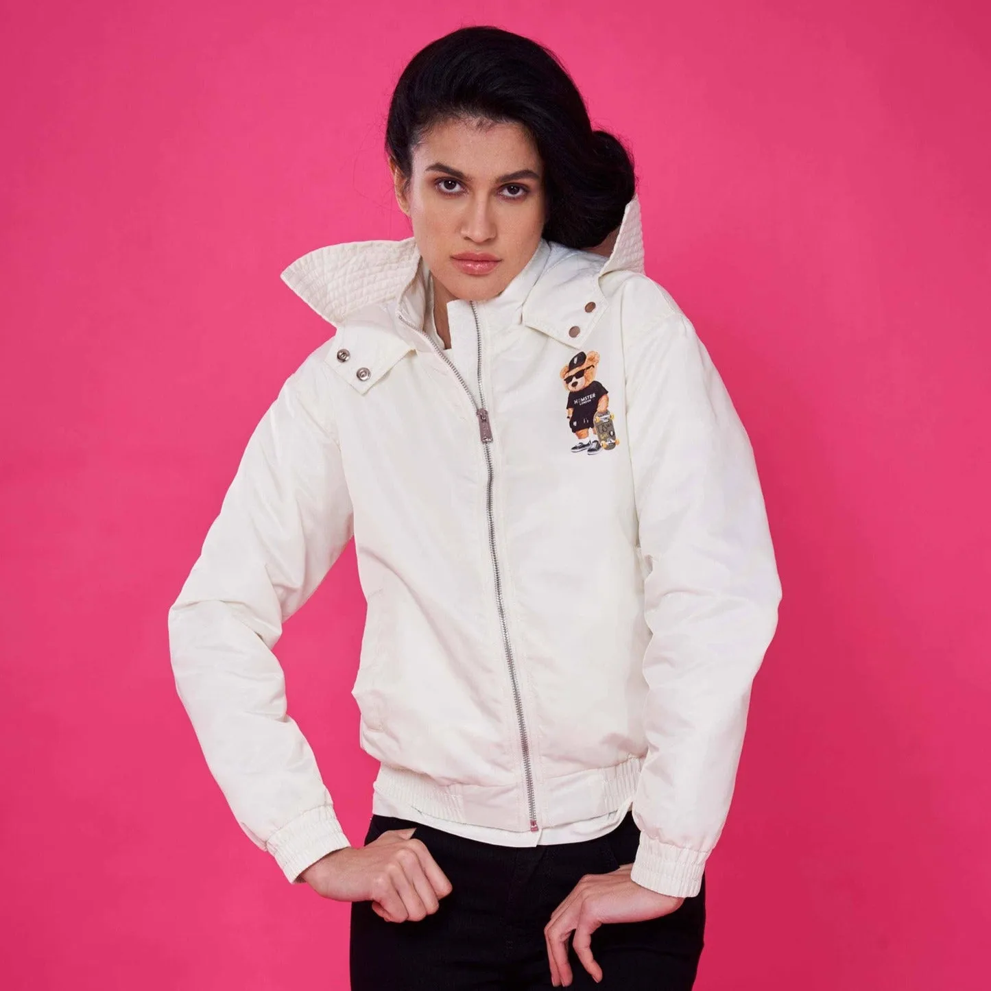 HL Ted H Bomber Jacket White