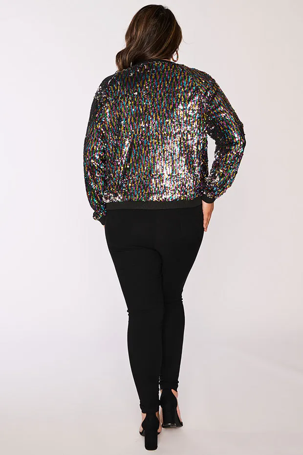 Ignite Rainbow Sequin Jacket