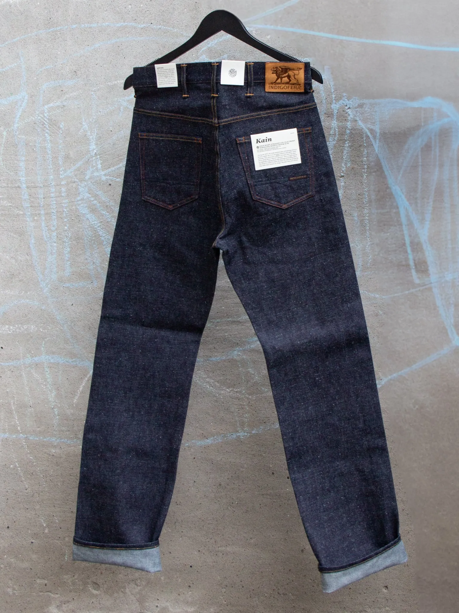 Indigofera, Kain Jeans, Kobakama Woolly Denim 14 oz.