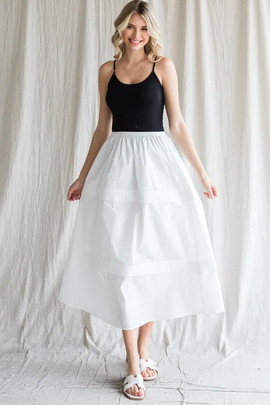 Jodifl Flare Flow Midi Skirt