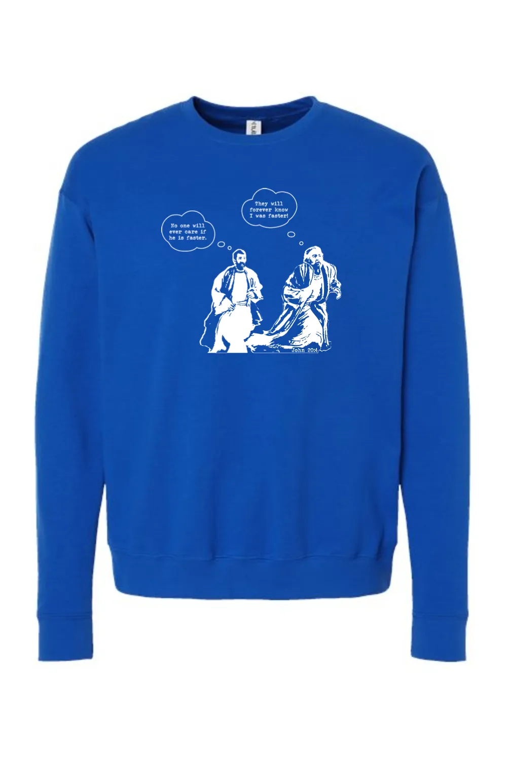 John Runs John 20:4 - Crewneck Sweatshirt