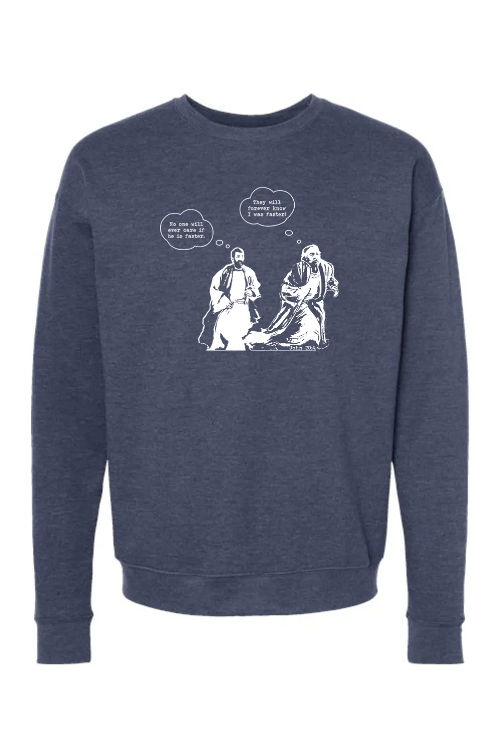 John Runs John 20:4 - Crewneck Sweatshirt