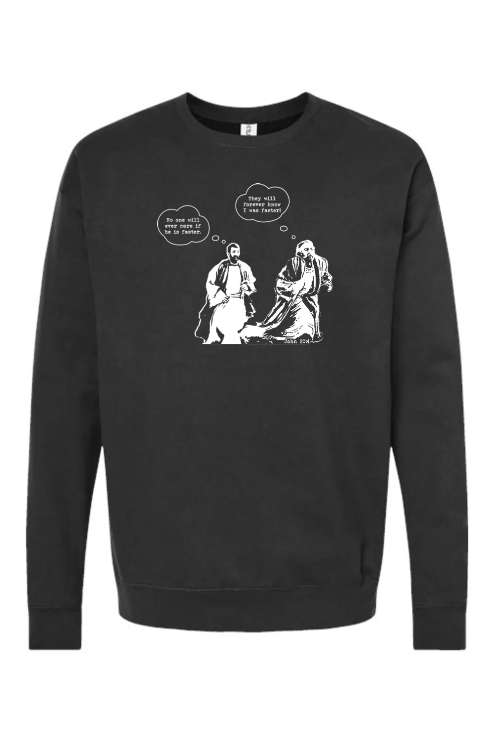 John Runs John 20:4 - Crewneck Sweatshirt