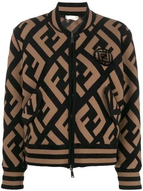 Knit FF Bomber Jacket