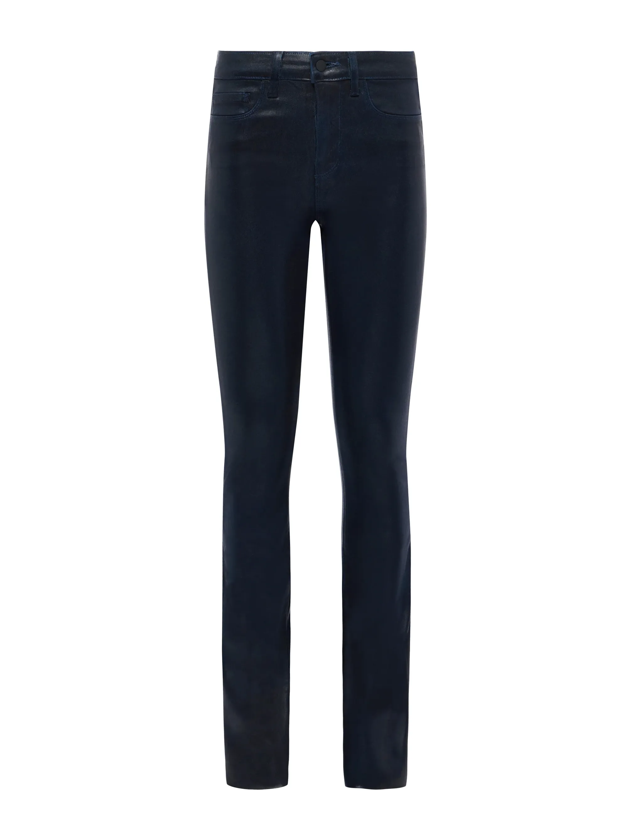 L'AGENCE Ruth Coated Straight-Leg Jean