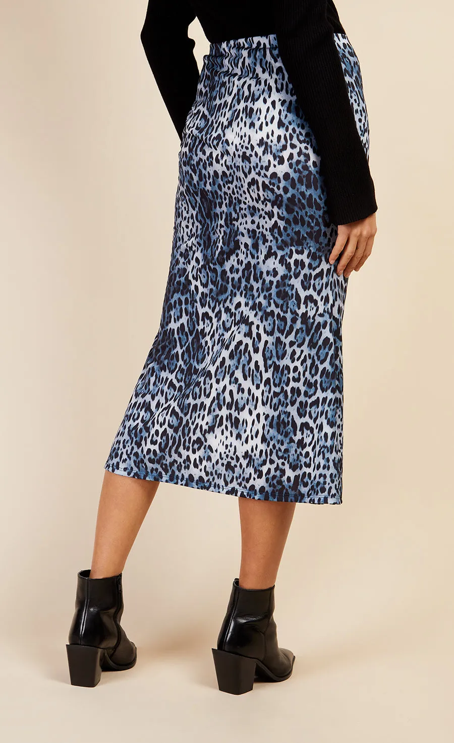 Leopard Print Midi Skirt by Vogue Williams