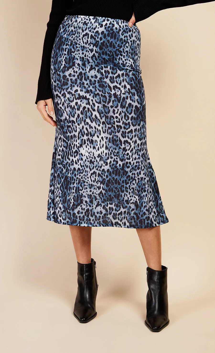 Leopard Print Midi Skirt by Vogue Williams