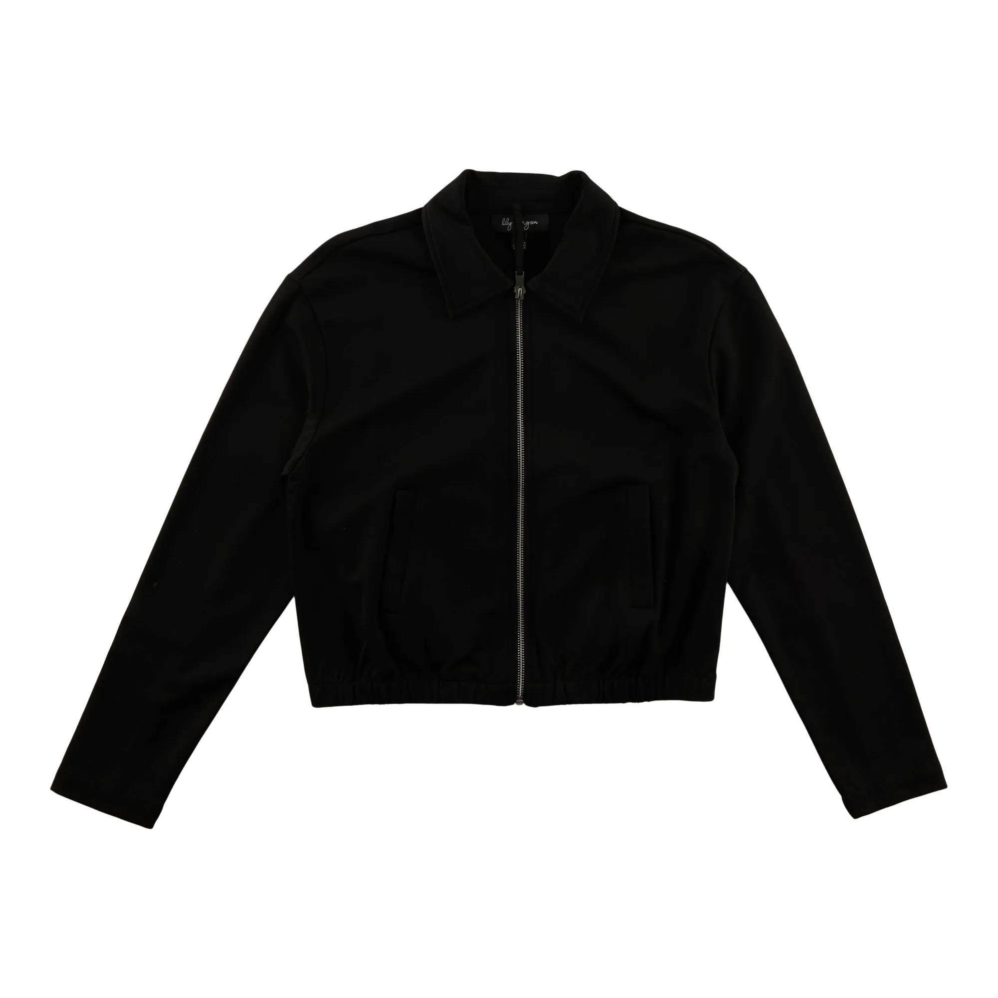 lily morgan Women's Ponte Bomber Jacket