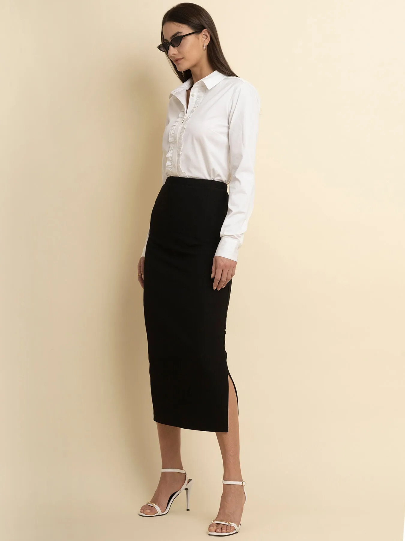 LivIn Midi Skirt - Black