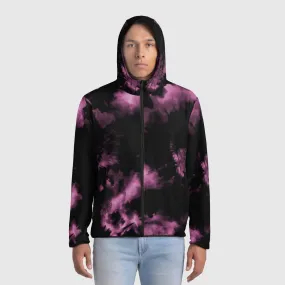 Magenta Tie Dye Windbreaker