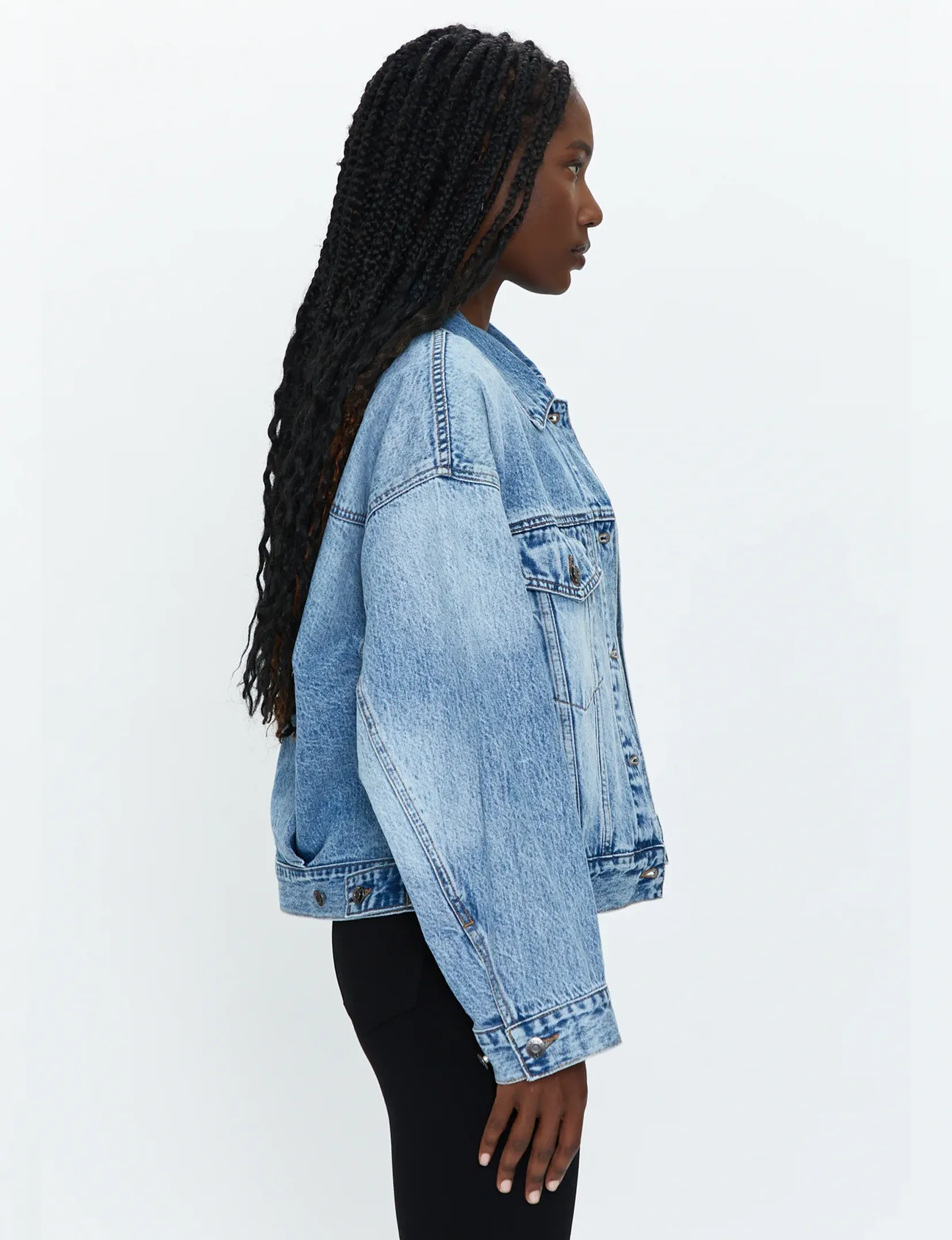 Margo Oversized Denim Jacket, Dover