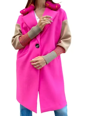 Maryley fuchsia/camel jacket