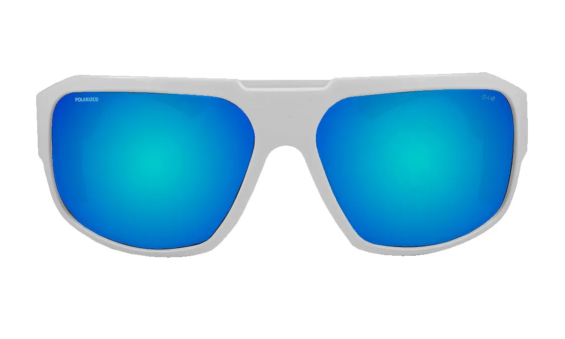 MEGA Safety - Polarized Ice Blue Mirror White Mana Series